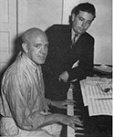 Harold Adamson (standing)